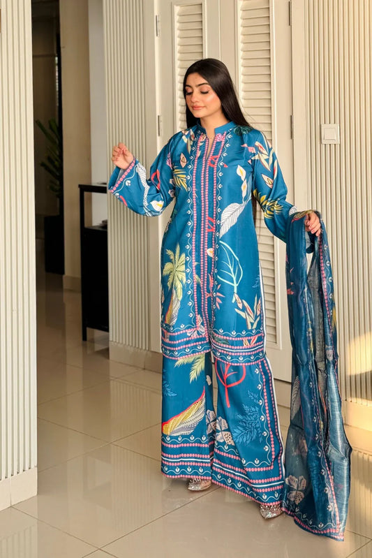 Rukhsaar Blue - Three Peace